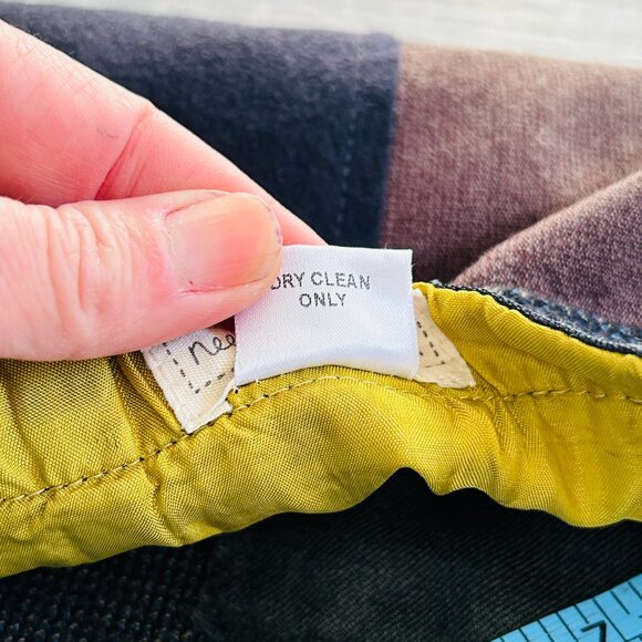 ANTHROPOLOGIE, NEESH by D.A.R. Wool Midi Patchwork Skirt (size S) - Picture 11 of 15